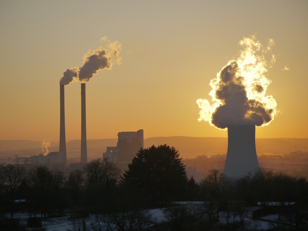 Power Plant Industry Flame
